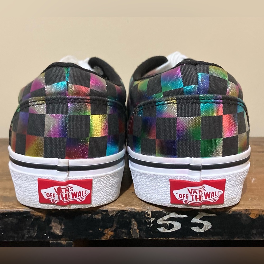 Vans Authentic Multi-Color Checkerboard Sneakers - Women's - Picture 5 of 8